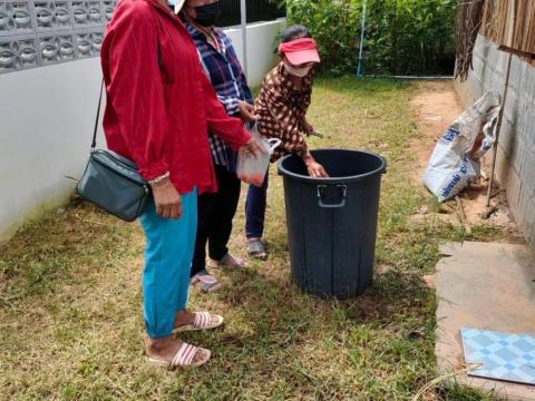 โครงการสนับสนุนการดำเนินงานหมู่บ้านปลอดโรคไข้เลือดออก