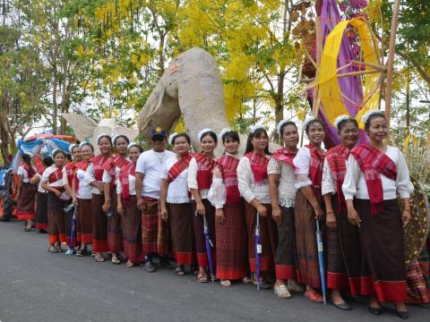 งานสืบสานประเพณีวัฒนธรรมท้องถิ่นพลับพลาชัย ประจำปี 2566