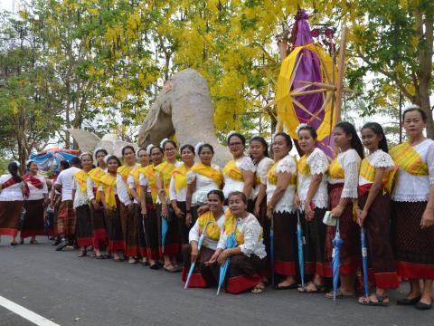 งานสืบสานประเพณีวัฒนธรรมท้องถิ่นพลับพลาชัย ประจำปี 2566