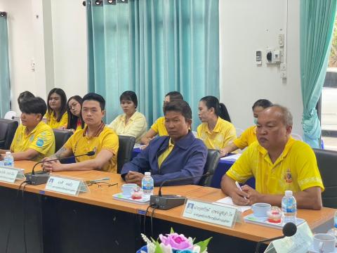นายศุภชัย ช่วยชู นายอำเภอพลับพลาชัยตรวจเยี่ยม อบต.