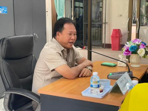 นายศุภชัย ช่วยชู นายอำเภอพลับพลาชัยตรวจเยี่ยม อบต.