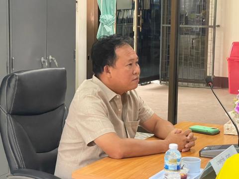 นายศุภชัย ช่วยชู นายอำเภอพลับพลาชัยตรวจเยี่ยม อบต.