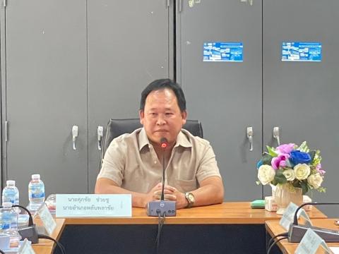 นายศุภชัย ช่วยชู นายอำเภอพลับพลาชัยตรวจเยี่ยม อบต.