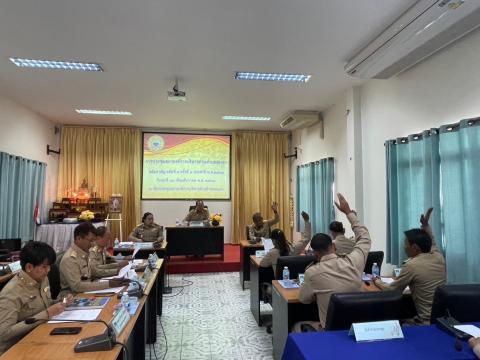 การประชุมสภาองค์การบริหารส่วนตำบลสะเดา