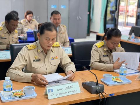 การประชุมสภาองค์การบริหารส่วนตำบลสะเดา