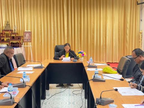 การประชุมคณะกรรมการติดตามและประเมินผลแผน