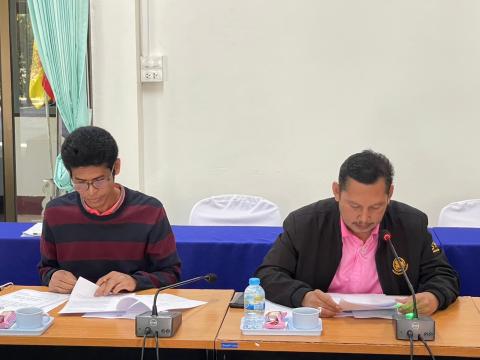 การประชุมคณะกรรมการติดตามและประเมินผลแผน
