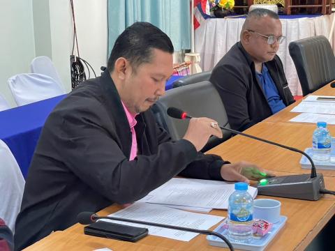 การประชุมคณะกรรมการติดตามและประเมินผลแผน