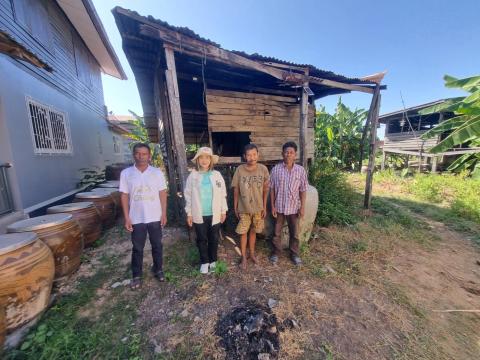 การลงพื้นที่สำรวจเพื่อให้การช่วยเหลือปรับปรุงที่พักอาศัย