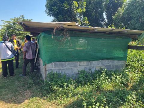 การลงพื้นที่สำรวจเพื่อให้การช่วยเหลือปรับปรุงที่พักอาศัย