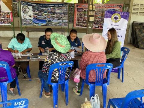 การออกพื้นที่จัดเก็บค่าน้ำประปา ประจำเดือน เมษายน 2568