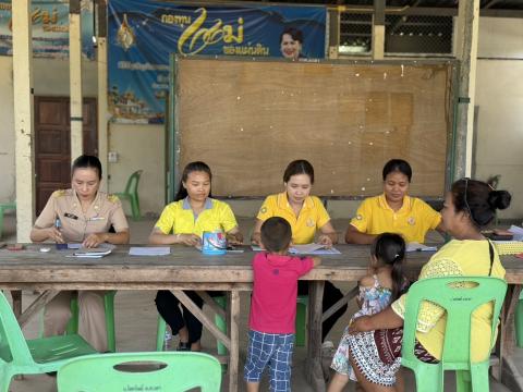 การออกพื้นที่จัดเก็บค่าน้ำประปา ประจำเดือน เมษายน 2568
