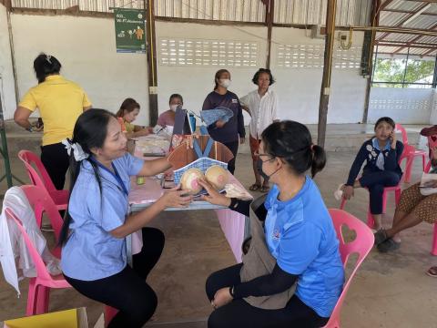 โครงการป้องกันภัยมะเร็งเต้านมและปากมดลูก หมู่ที่ 8 67