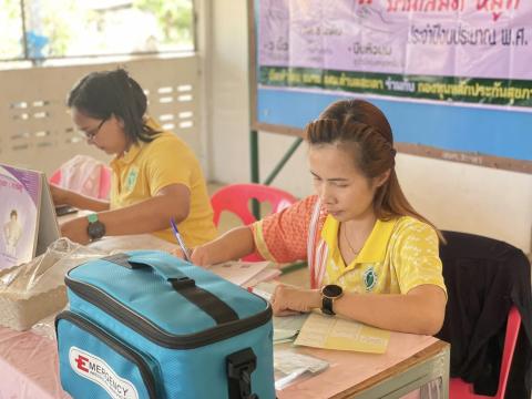 โครงการป้องกันภัยมะเร็งเต้านมและปากมดลูก หมู่ที่ 8 67