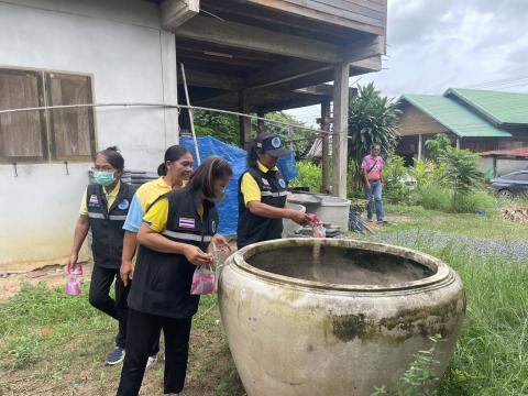 โครงการสนับสนุนการดำเนินงานหมู่บ้านปลอดโรคไข้เลือดออก