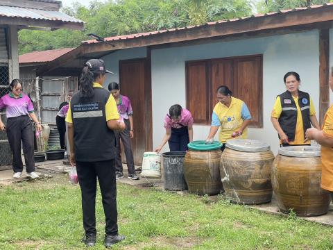 โครงการสนับสนุนการดำเนินงานหมู่บ้านปลอดโรคไข้เลือดออก