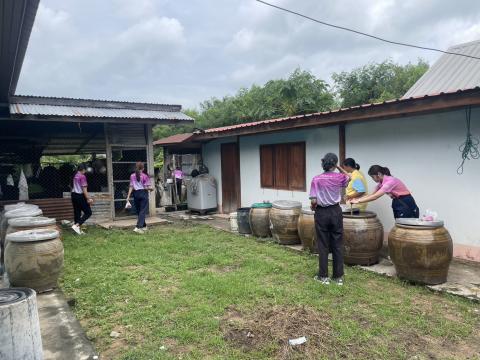โครงการสนับสนุนการดำเนินงานหมู่บ้านปลอดโรคไข้เลือดออก
