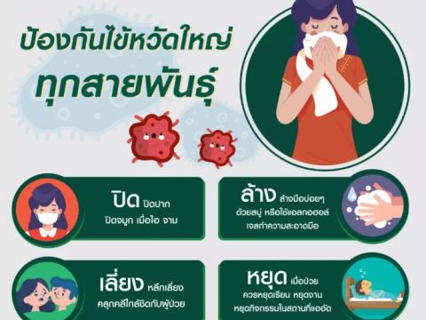 การป้องกันโรคไข้หวัดใหญ่