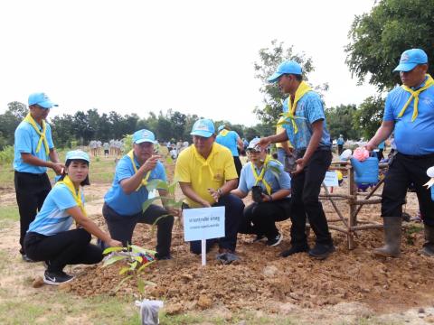 กิจกรรมปลูกต้นไม้ตามโครงการท้องถิ่นปลูกป่าเฉลิมพระเกียรติ ฯ