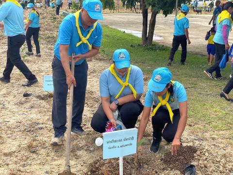 กิจกรรมปลูกต้นไม้ตามโครงการท้องถิ่นปลูกป่าเฉลิมพระเกียรติ ฯ