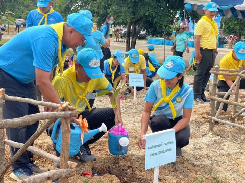 กิจกรรมปลูกต้นไม้ตามโครงการท้องถิ่นปลูกป่าเฉลิมพระเกียรติ ฯ