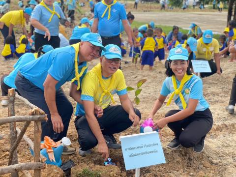 กิจกรรมปลูกต้นไม้ตามโครงการท้องถิ่นปลูกป่าเฉลิมพระเกียรติ ฯ