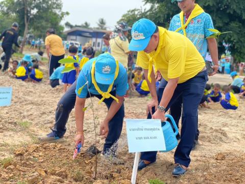 กิจกรรมปลูกต้นไม้ตามโครงการท้องถิ่นปลูกป่าเฉลิมพระเกียรติ ฯ