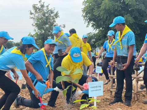 กิจกรรมปลูกต้นไม้ตามโครงการท้องถิ่นปลูกป่าเฉลิมพระเกียรติ ฯ