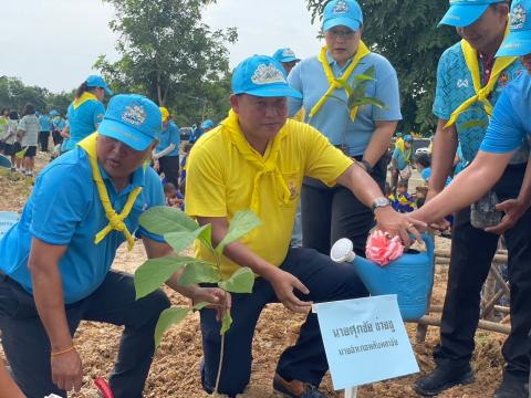 กิจกรรมปลูกต้นไม้ตามโครงการท้องถิ่นปลูกป่าเฉลิมพระเกียรติ ฯ