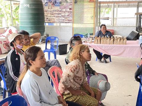 โครงการป้องกันภัย มะเร็งเต้านม และปากมดลูก บ้านบุญช่วย ม.3